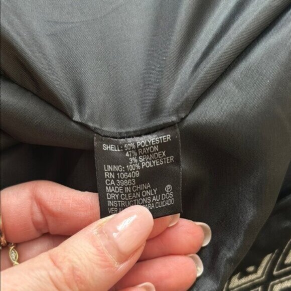 Tahari Silver Blazer - Picture 3 of 3